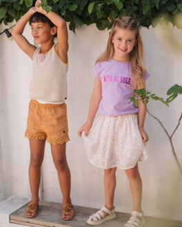 Like Flo Sweat f602-5416 djezz - maat 122/128 Paars