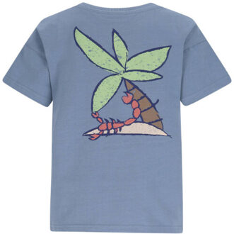 Like Flo T-shirt f602-6400 ediz - maat 122/128 Blauw