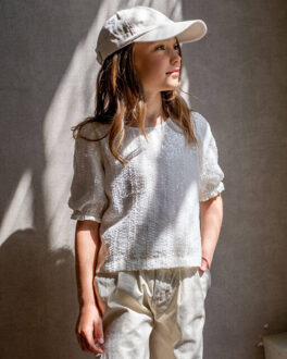 Like Flo Top lange mouw f511-5107 elva - maat 146/152 Ecru