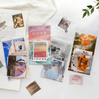 Like Light and Like Shadow Series Decorative Stationery painting Stickers kawaii Scrapbooking DIY Diary Album Stick Lable