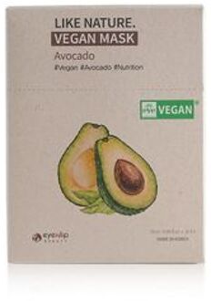 Like Nature Vegan Mask Set - 4 Types Avocado
