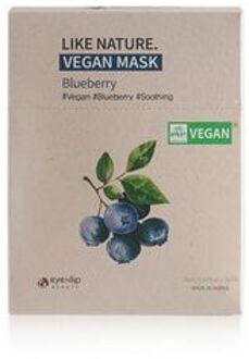 Like Nature Vegan Mask Set - 4 Types Blueberry