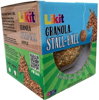 Likit Appel Granola bal - Paardensnoepjes