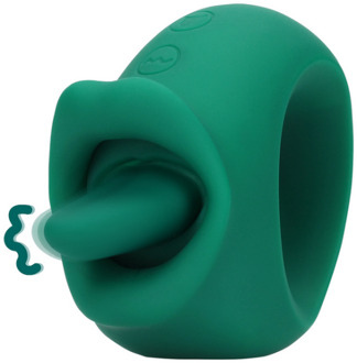 Likkende en vibrerende clitorisstimulator