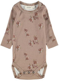 Lil'Atelier body met lange mouwen Nbfgaya Almond ine Roze/lichtroze - 56