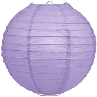 Lila bol lampion 25 cm - Feestlampionnen Paars