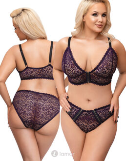 Lila Bralette & Slip, CC2214245 - Maat:: XL