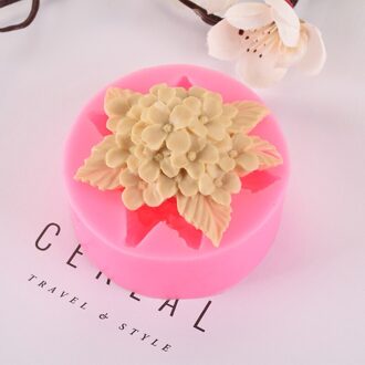 Lila Rose Lelie Fondant Siliconen Mal Gips Cake Decorating Diy Chocolade Bakken Tools 3d Silicone Mold Handgemaakte Zeep Mold