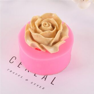 Lila Rose Lelie Fondant Siliconen Mal Gips Cake Decorating Diy Chocolade Bakken Tools 3d Silicone Mold Handgemaakte Zeep Mold