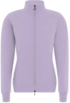Lila Zip Core Sweatshirt Deha , Purple , Dames - L,M,S