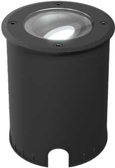 Lilly dimbare LED Grondspot - Kantelbaar - Overrijdbaar - Rond - 6500K daglicht wit - IP67 waterdicht - 3 jaar garantie - Zwart