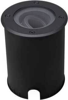 Lilly dimbare LED Grondspot - Kantelbaar - Overrijdbaar - Rond - RVS - excl. GU10 lamp - IP67 waterdicht - 3 jaar garantie - Zwart - Oprit - Tuinverlichting