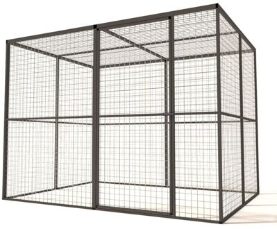 Lilly - Kattenren - Aluminium - Antraciet - 242x176x178 cm