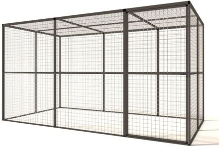 Lilly - Kattenren - Aluminium - Antraciet - 328x176x178 cm