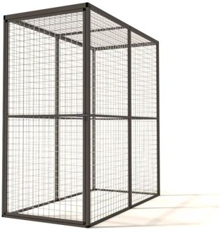 Lilly - Kattenren - Aluminium - Antraciet - 86x176x178 cm