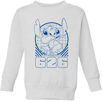 Lilo And Stitch Warning Experiment 626 Kids' Sweatshirt - White - 110/116 (5-6 jaar) Wit