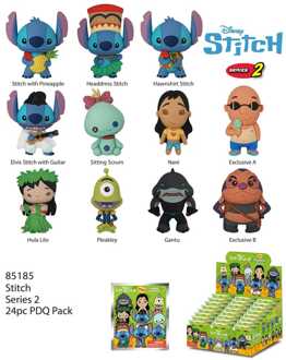 Lilo & Stich 3D PVC Bag Clips Stich Series 2 Display (24)
