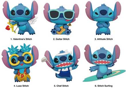 Lilo & Stitch 3D 3D Magnets Series 2 Display (12)