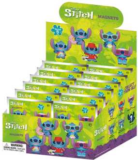 Lilo & Stitch 3D Magnets Stitch Series 5 Blind Pack Display (12)