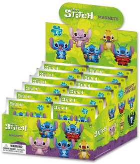 Lilo & Stitch 3D Magnets Stitch Series 6 Blind Pack Display (12)
