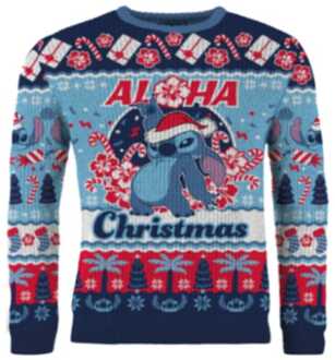 Lilo & Stitch Christmas Sweater Stitch Aloha Christmas Size XL