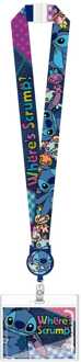 Lilo & Stitch Deluxe Lanyard with Card Holder Stitch Where's Scrump?