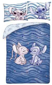 Lilo & Stitch Duvet Set Stitch & Angel Waves 140 x 200 cm / 70 x 90 cm