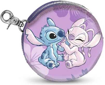 Lilo & Stitch Face-Cookie Coin Purse Stitch & Angel Pink