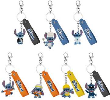 Lilo & Stitch Job Experience Camp Series Keychains Blind Box Stitch 4 cm Assortment (6)