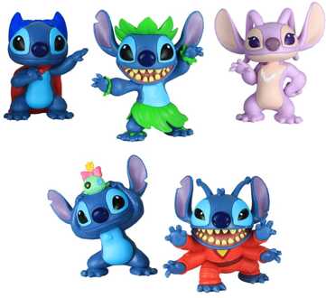 Lilo & Stitch Mini Figure 5-Pack Stitch Collectible Figure Set 7 cm