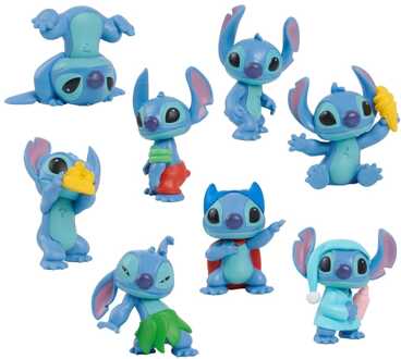 Lilo & Stitch Mini Figure 8-Pack Stitch Collectible Figure Set 7 cm