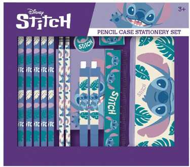Lilo & Stitch pencil case stationery set 14 pieces