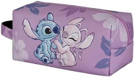 Lilo & Stitch Plus Brick Travel Toiletry Bag Stitch & Angel Pink