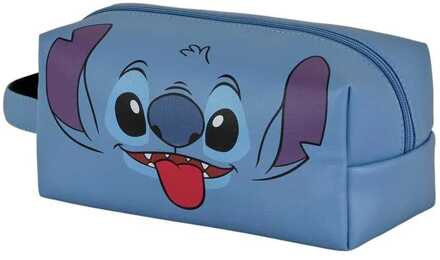 Lilo & Stitch Plus Brick Travel Toiletry Bag Tongue Blue