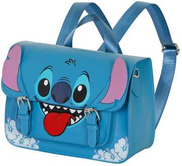 Lilo & Stitch Satchel Shoulder Bag Backpack Tongue Blue