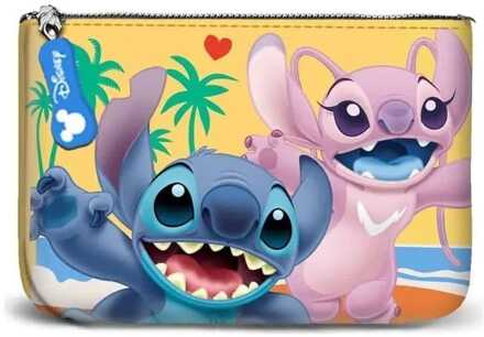 Lilo & Stitch Small Square Coin Purse Ocean Blue
