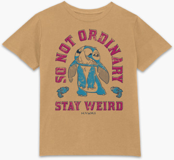 Lilo & Stitch Stay Weird Kids' T-Shirt - Tan - 110/116 (5-6 jaar) - Tan
