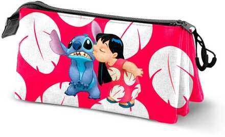 Lilo & Stitch Triple Pencil case Kiss