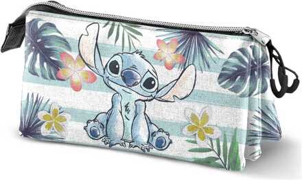 Lilo & Stitch Triple Pencil Case Ocean