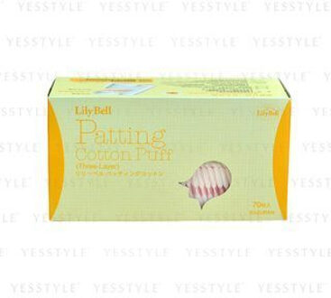 Lily Bell Patting 3-Layer Cotton Pad 70 pcs