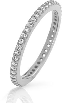 'Lily' Damesring van 925 Sterling Zilver - Zilver ZR-7538 - Q