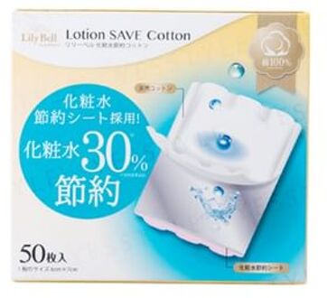 Lilybell Lotion Save Cotton 50 pcs