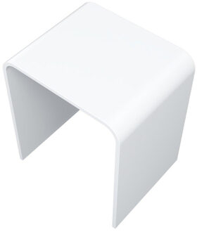 Lima douchekruk 44 cm hoog comforstone mat wit Wit mat