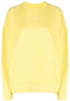 Lime Bicolor Sweatshirt Dameskleding Autry , Yellow , Dames - M