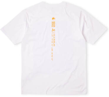 Limited Edition Jurassic Park Warning Tape Unisex T-Shirt - White - S Wit