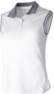 Limited Sports American Alva Polo Dames-Wit,Grijs - XXL