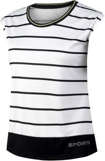 Limited Sports Capsleeve Sports T-shirt Dames wit - XS