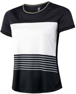 Limited Sports Stripes T-shirt Dames-Blauw,Wit - L