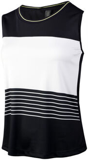 Limited Sports Stripes Too T-shirt Dames-Wit,Blauw - L