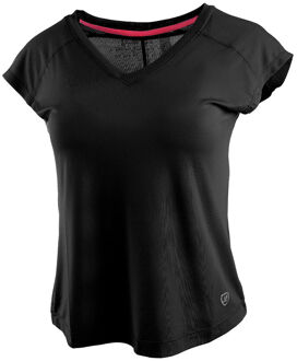Limited Sports Tiara T-shirt Dames-Zwart,Wit - XS